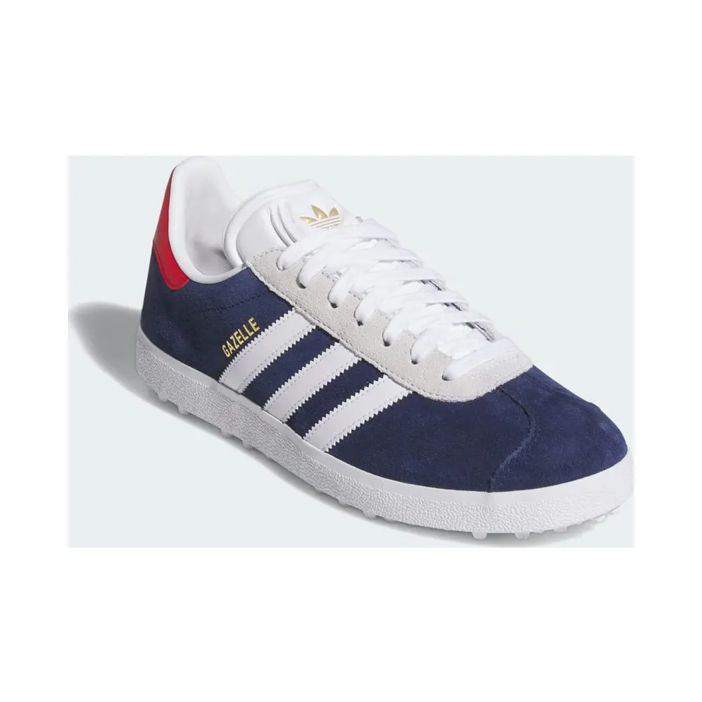 Adidas Gazelle Spikeless Dark Blue / Cloud White / Pure Ruby (KJ5427)