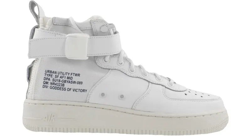 Nike SF Air Force 1 Mid White (AR0690-100)
