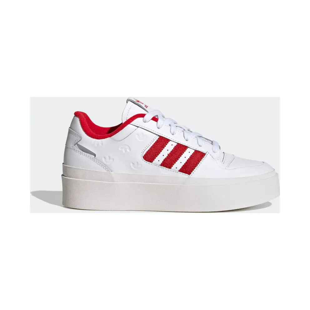 adidas Forum Bonega Schuh Cloud White / Better Scarlet / Crystal White (IG9678)