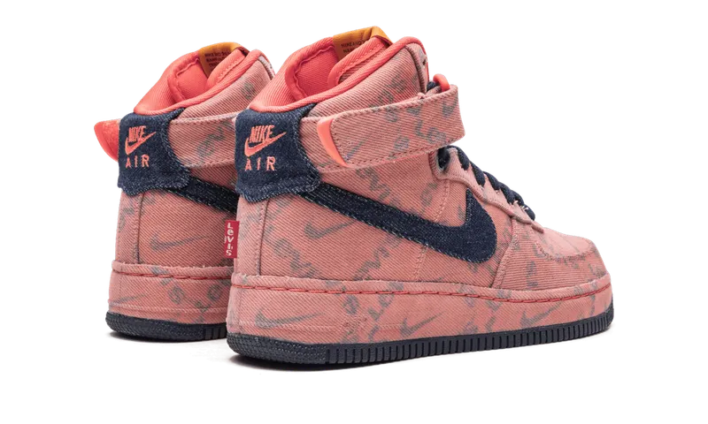 Nike Air Force 1 High Levi’s Exclusive Denim Red Denim/Navy Denim (CV0672-844)