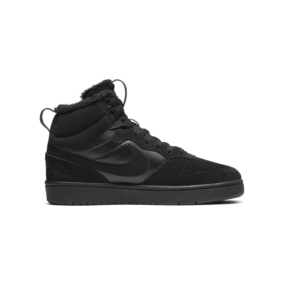 Nike Court Borough Mid 2 Older Kids’ Boot Black (CQ4023-001)