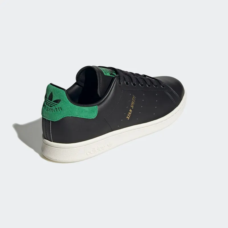 Adidas Stan Smith Core Black / Green / Off White (GZ6314)