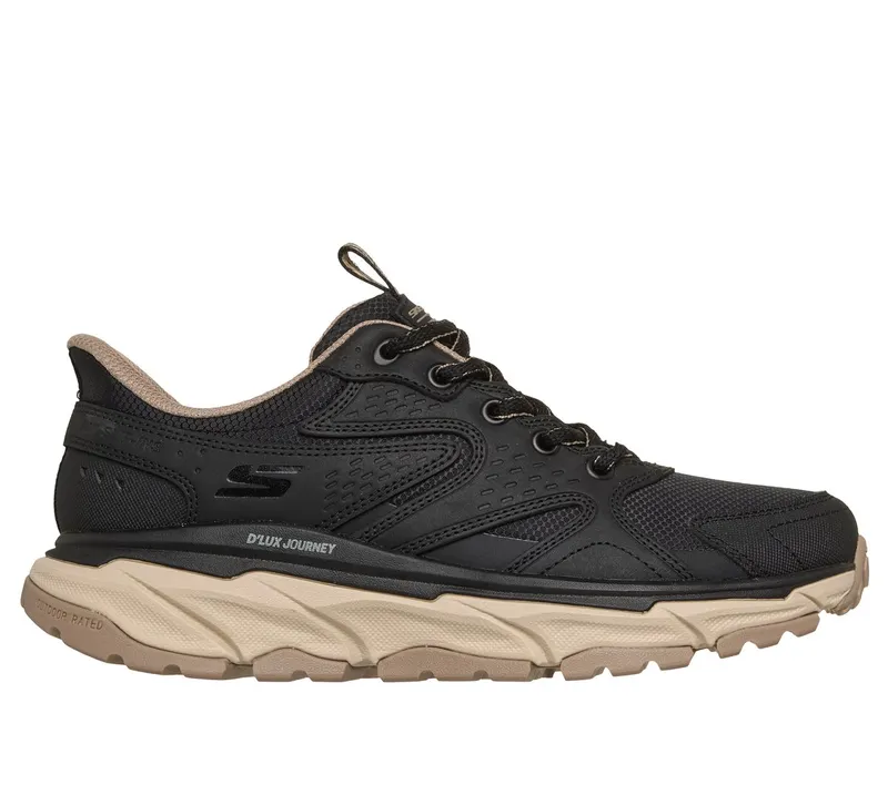 Skechers Slip-ins Relaxed Fit: D’Lux Journey “Talon Summit Sneaker Black / Natuurlijk” (180368BKNT)