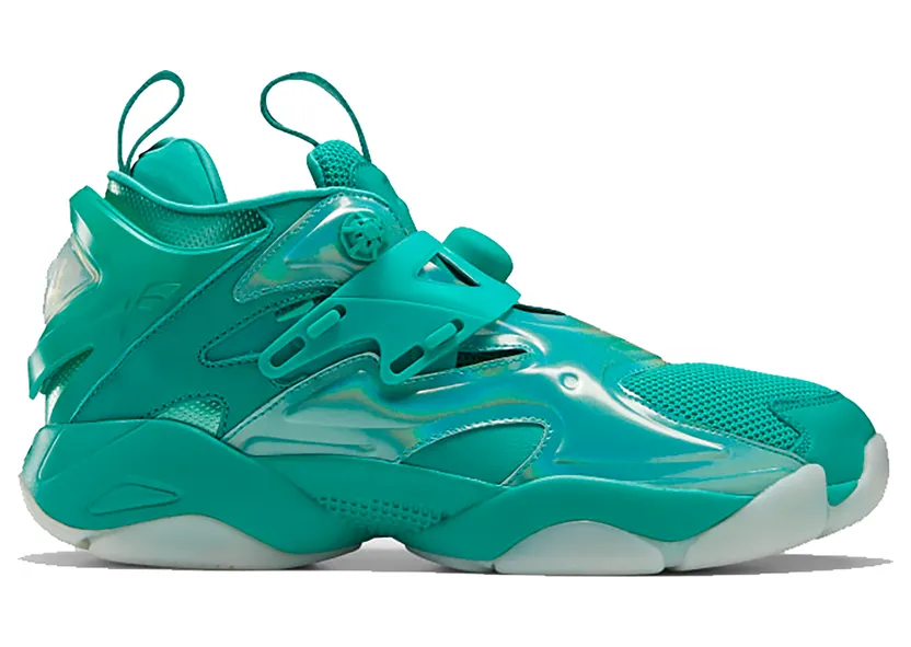 Reebok Pump Court JuunJ Emerald Emerald/Porcelain-Cold Grey 2 (Other Brands Reebok)