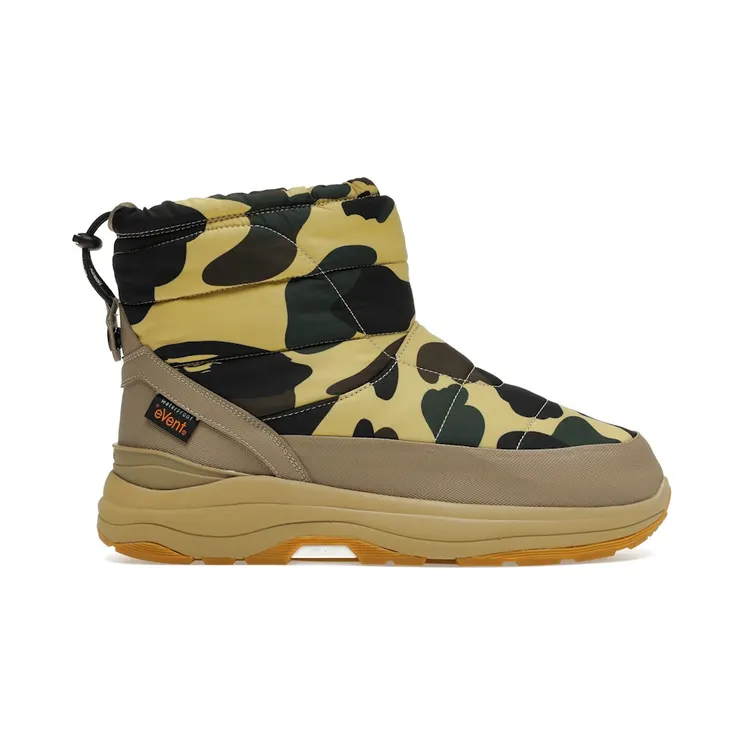 Suicoke Bower Boot A Bathing Ape 1st Camo Yellow (1H83-191-901-YLW)