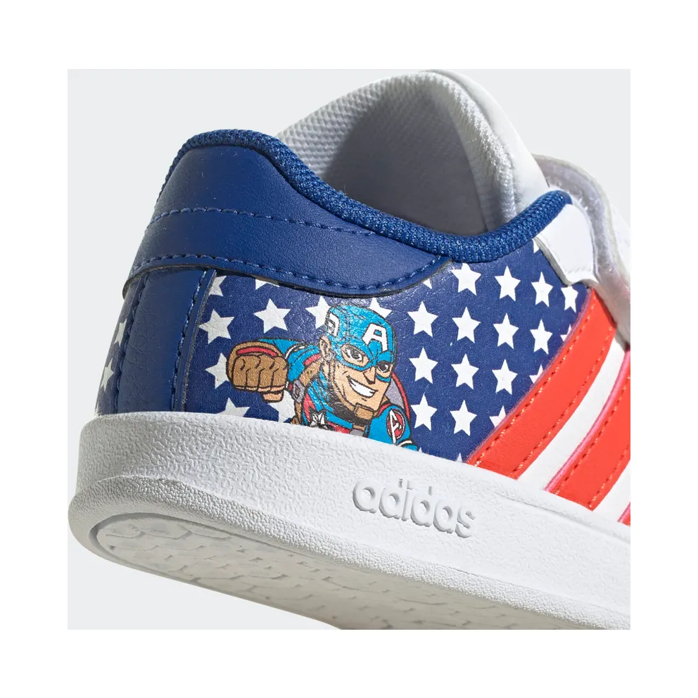 Adidas Breaknet Cloud White / Bold Orange / Royal Blue (GZ7651)