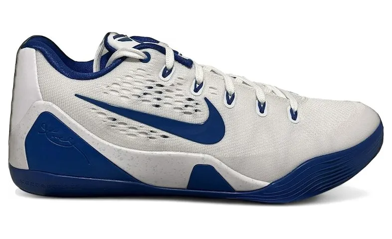 Nike Kobe 9 EM Low Protro Kentucky Wildcats PE White (HV57331814661)