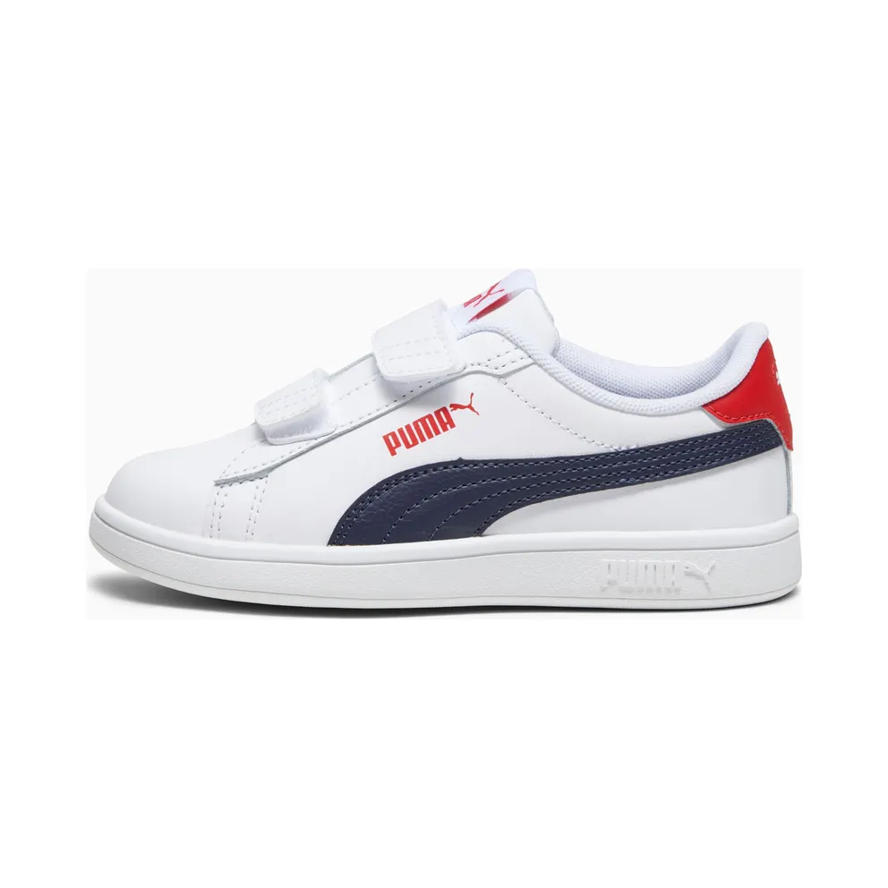 Puma Smash 3.0 Leather für Kinder Weiß (392033-11)