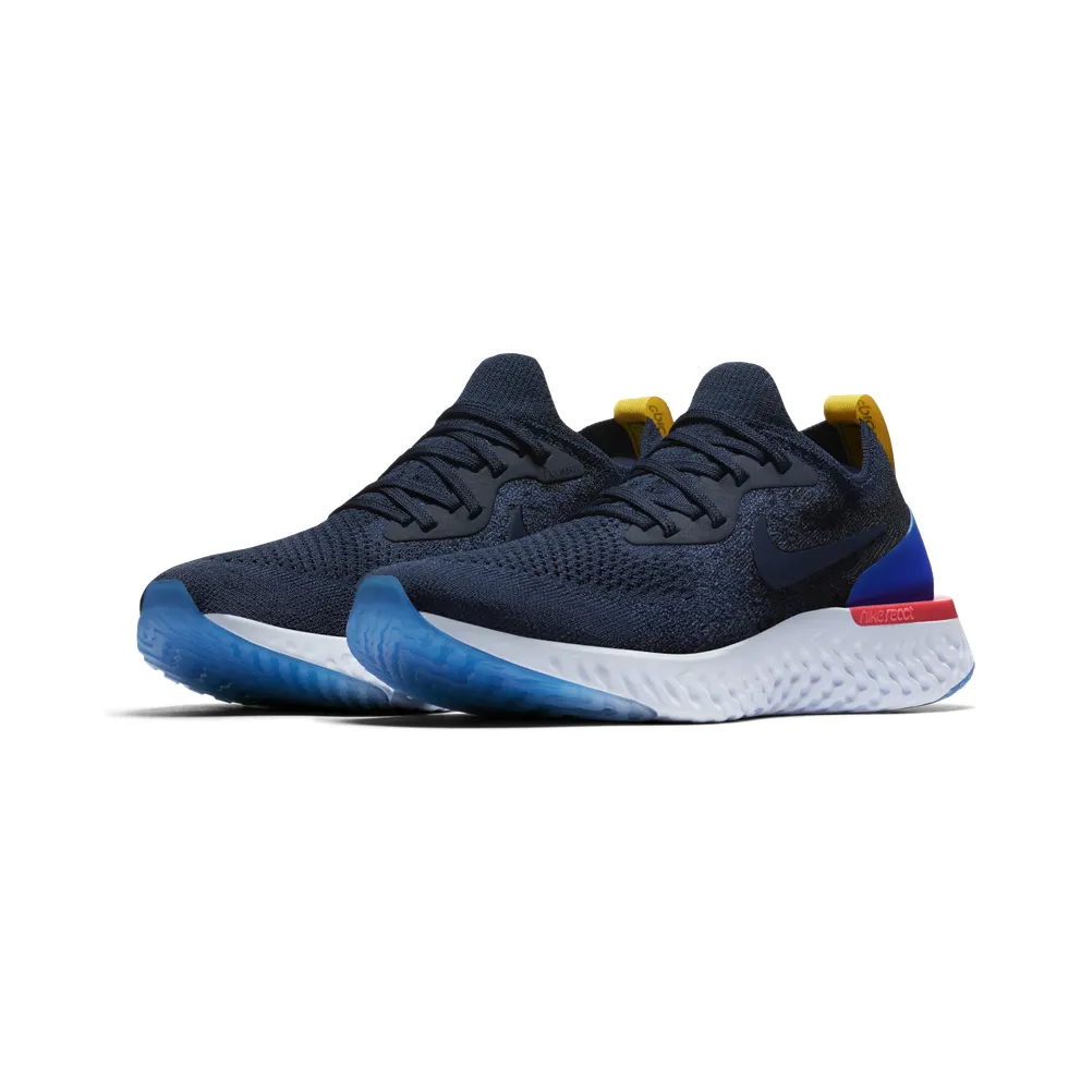 Nike Epic React Flyknit College Navy (W) College Navy/College Navy-Racer Blue (AQ0070-400)
