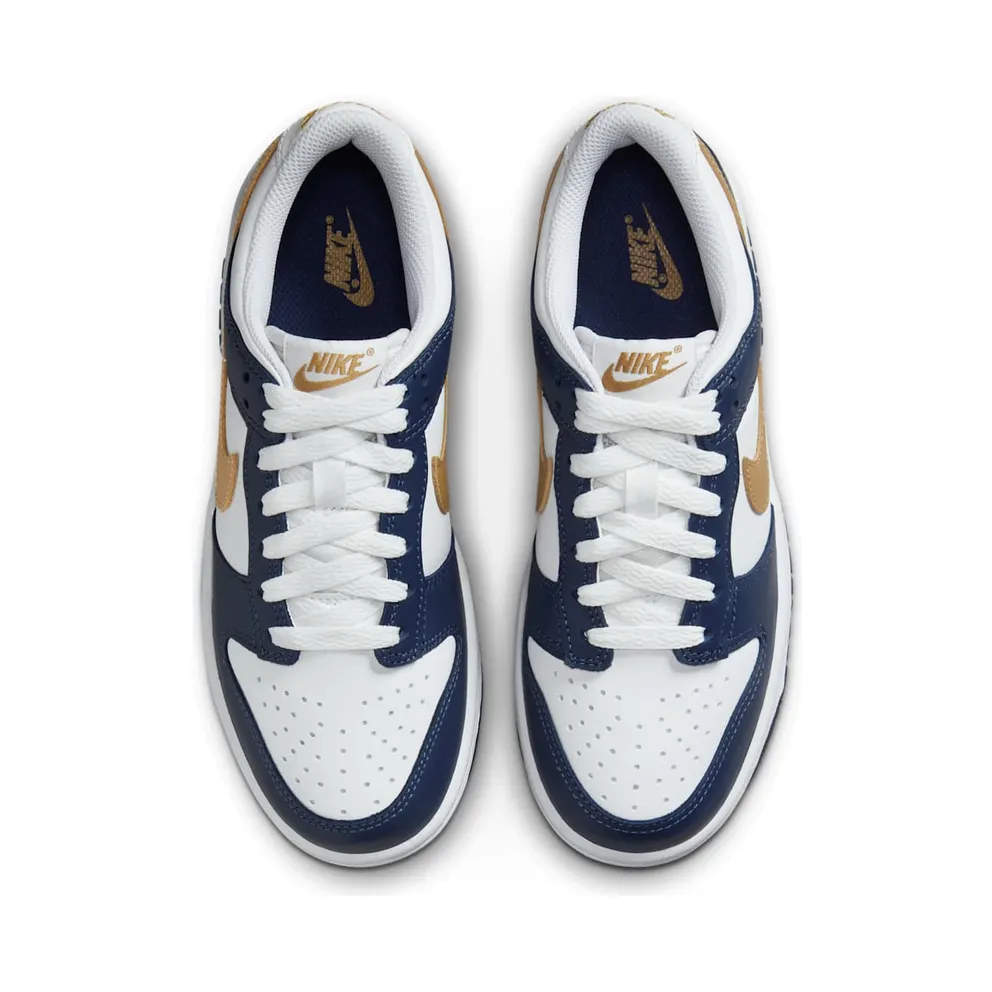 Nike Dunk Low GS “Midnight Navy Wheat” (FB9109-111)