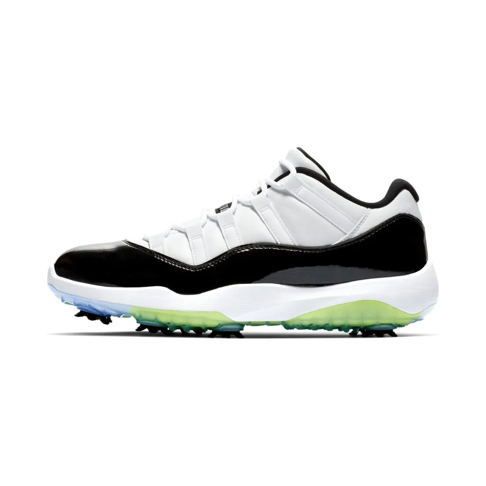 Jordan 11 Retro Low Golf Concord White/Black-Volt (AQ0963-101)