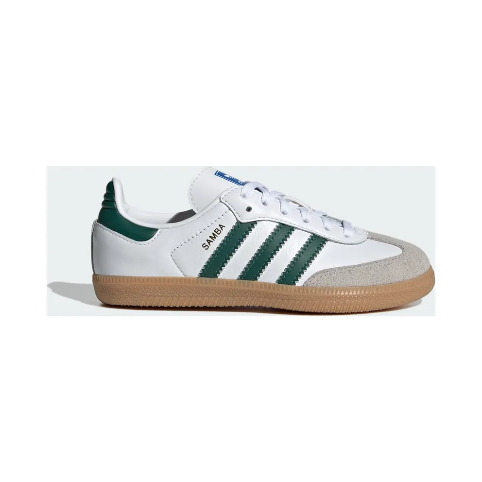 adidas Samba OG Kids Cloud White / Collegiate Green / Gum (IE1334)
