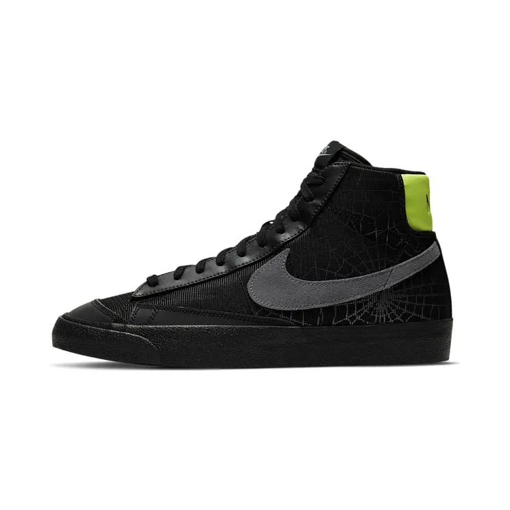 Nike Blazer Mid ’77 ‘Spider Web’ “Black / Limelight / Smoke Grey” (DC1929-001)
