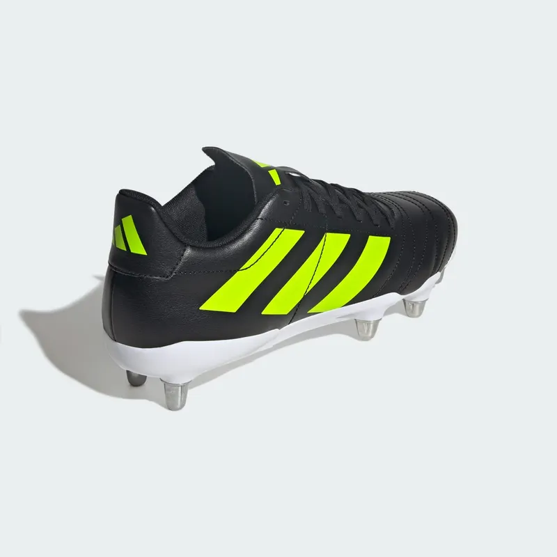 adidas Kakari SG Rugby Core Black Lucid Lemon Cloud White (JQ2333)