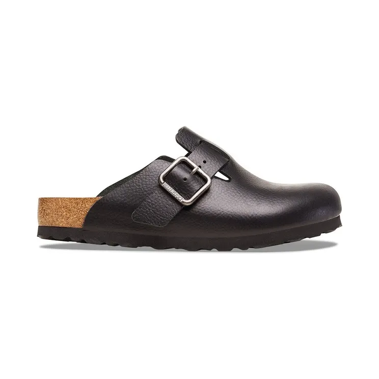 Birkenstock Boston Wire Buckle Leather Vintage Wood Black (1030691)