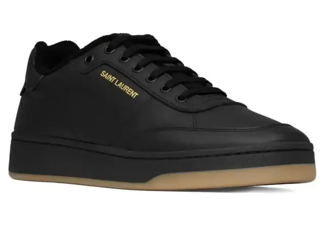 Saint Laurent SL/61 Leather Logo “Black” (819476 00N00 1000) (2)