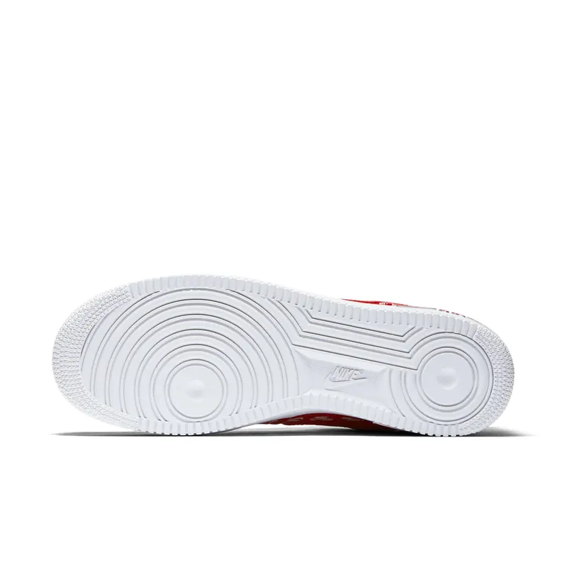 Nike Air Force 1 Low All Over Logo Red University Red/University Red-White (AH8462-600)