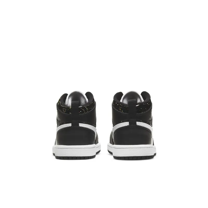 Jordan 1 Mid SE Black Glitter (PS) (AV5173-001)