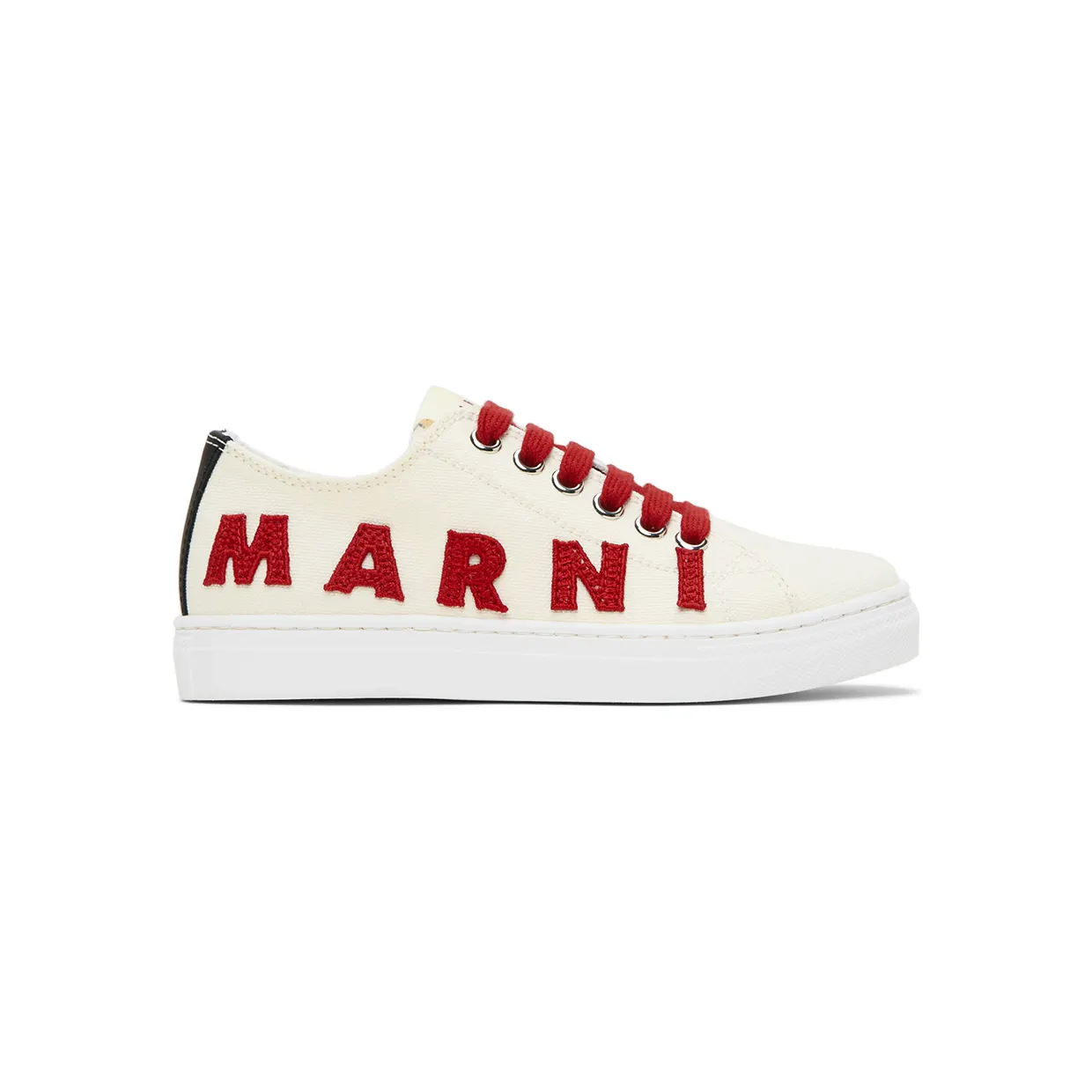 Marni Kids Off-White Logo Sneakers (70404)