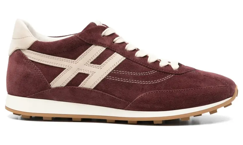 Hogan H699 logo-patch sneakers – Rood (HXW6990GA2FUHT)