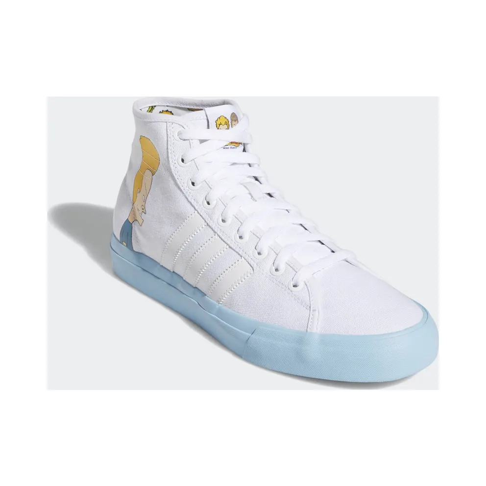 adidas Matchcourt Hi Beavis and Butt-head Cloud White/Icey Blue/Core Black (DB3379)