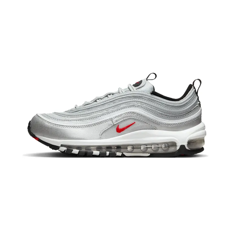 Nike AIR MAX 97 OG MNS Silver Bullet “Metallic Silver / White / Black / Varsity Red” (DQ9131-002)