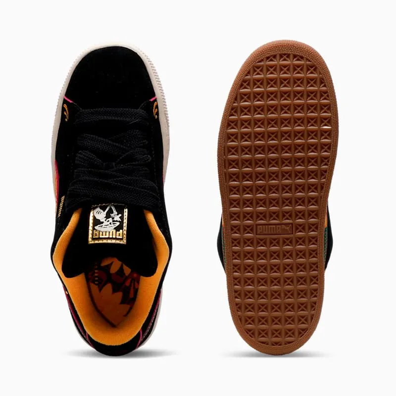 Puma Suede XL La Catrina Black Yellow Sizzle (404606-01)