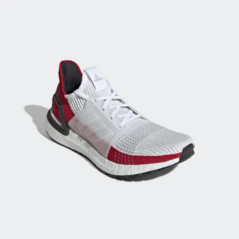 adidas Ultra Boost 19 White Scarlet Cloud White/Scarlet Red (EF1341)