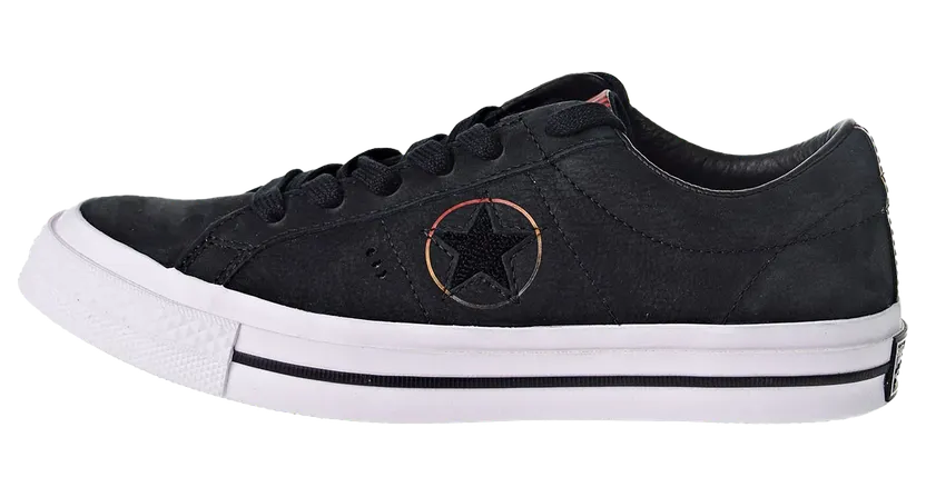 Converse One Star Ox “Year of the Dog” “Black/Enamel Red/Orange Ray” (160339C)