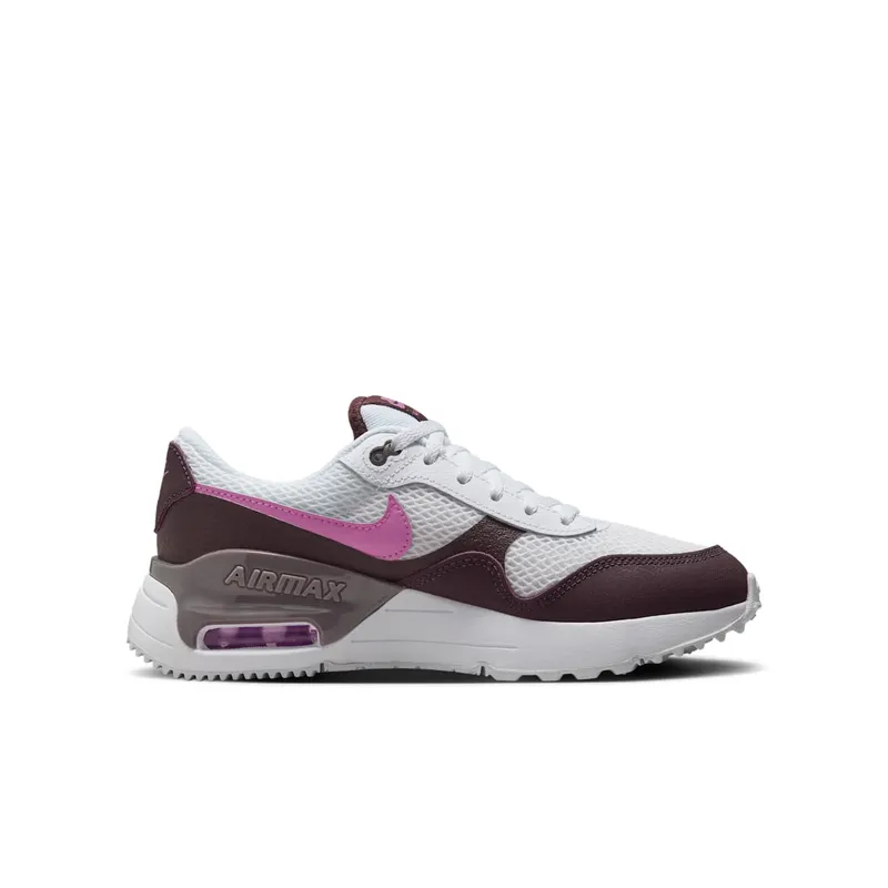 Nike Air Max SYSTM White Burgundy Crush Violet Ore Playful Pink (DQ0284-116)