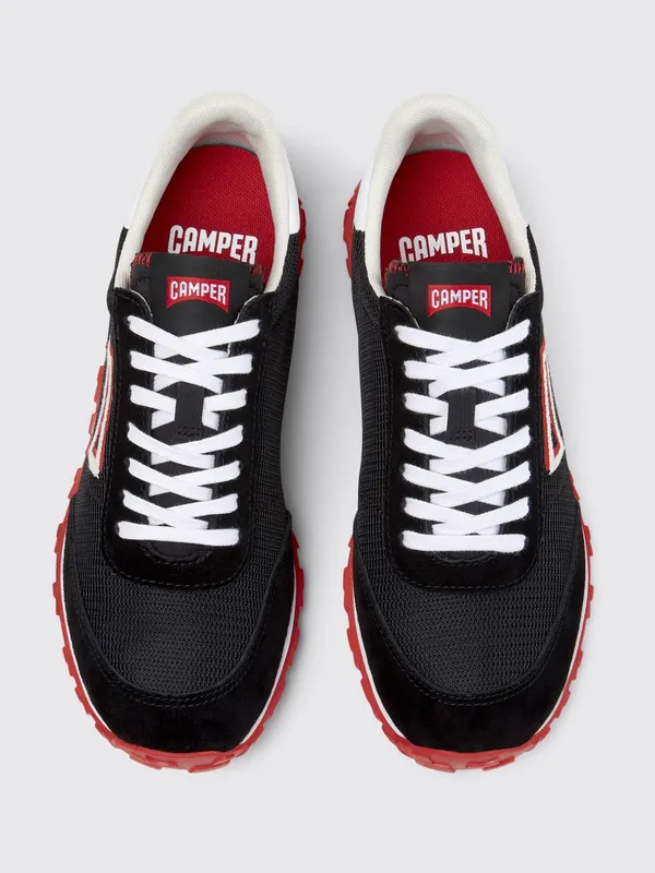Camper Drift Walk in Recycled Polyester and Leather Black (K201886-003DRIFTWALK0)