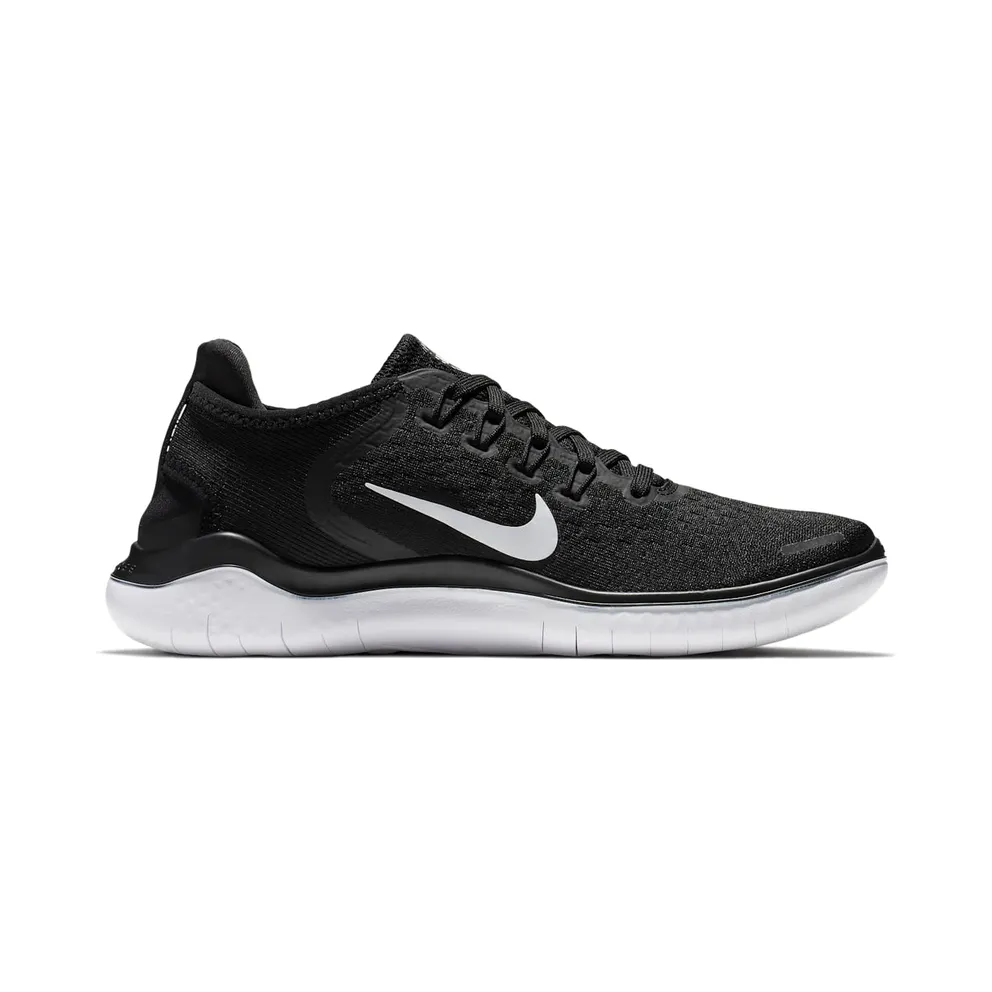 Nike Free RN 2018 Black White (W) Black/White (942837-001)