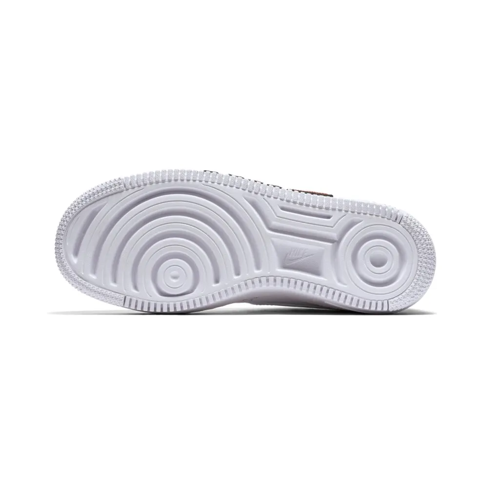 Nike Air Force 1 Upstep Force Is Female White (W) White/White-Black-Habanero Red (898421-101)