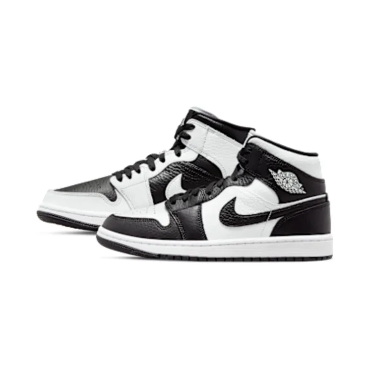 Air Jordan 1 Mid Split “White / Black” (DR0501-101)