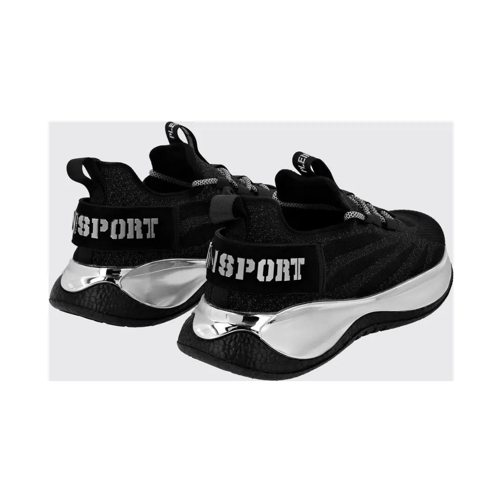 Plein Sport The Iron Tiger Gen. X.02 Knit with a Chunky Sole Black (SACSUSC0429STE003N0291)