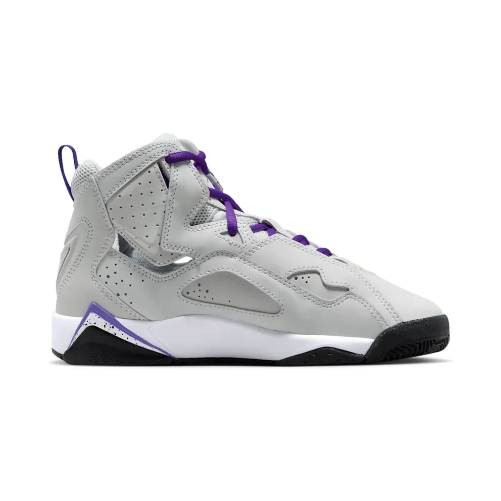 Jordan True Flight Light Base Grey White Black Purple Venom (343795-052)