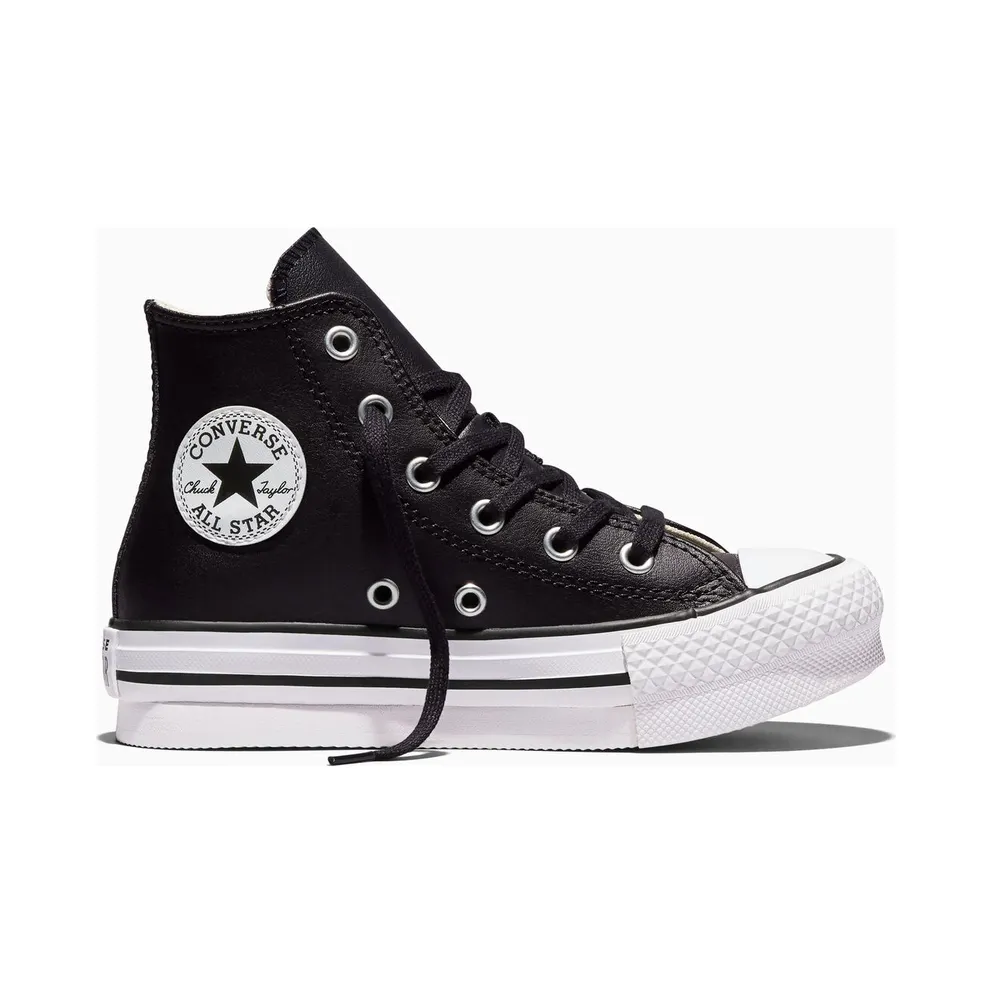 Converse Chuck Taylor All Star Lift Platform Leather White White (A01015C)