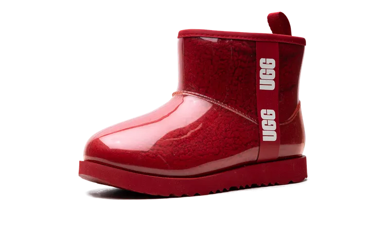 Ugg Kids CLASSIC CLEAR MINI “Red” (1112386K-SBR)