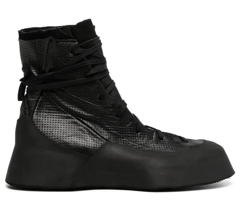Leon Emanuel Blanck High-Top-Sneakers mit Reißverschluss “Black” (DISTORTIONFHIGHBLK)