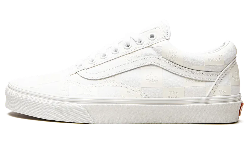 VANS Diy Checkerboard Old Skool Schoenen Wit (VN0A5KRF8AX)