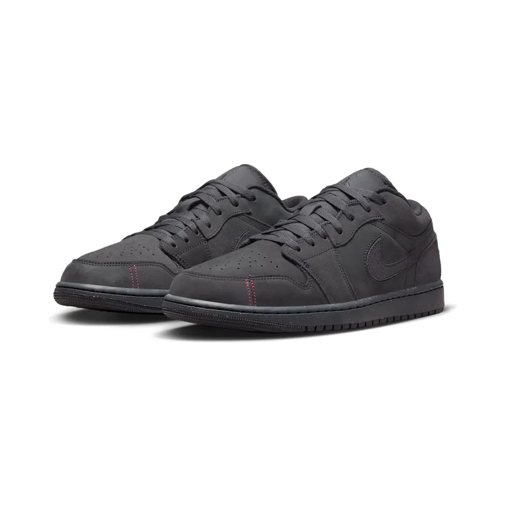 Jordan 1 Low SE Craft Dark Smoke Grey Varsity Red (FD8635-001)