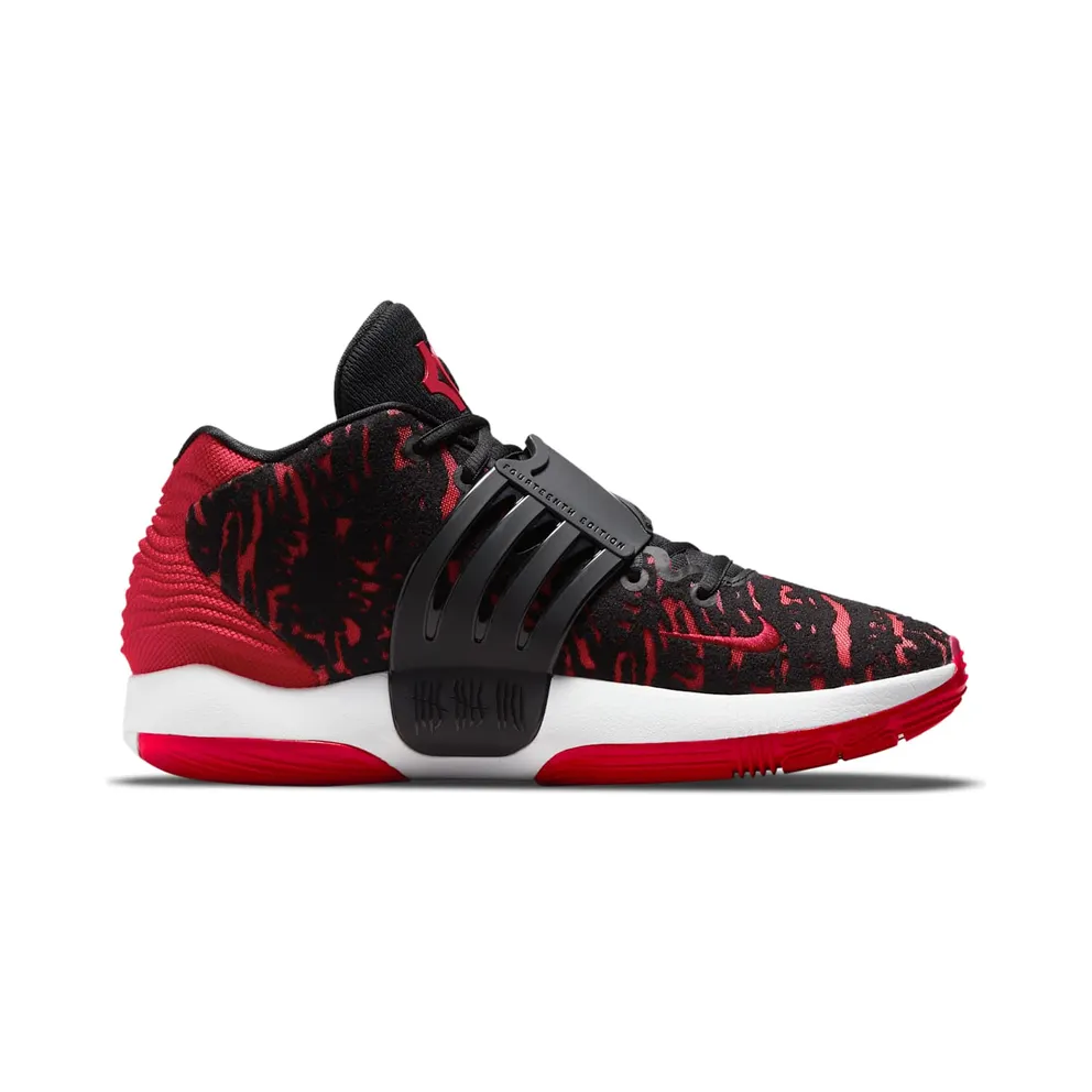 Nike KD14 “Black / White / University Red” (CW3935-006)