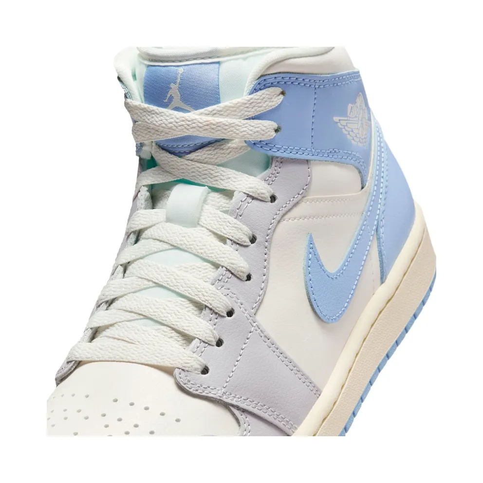 Air Jordan 1 Mid “Psychic Blue Sail Coconut Milk” (BQ6472-402)