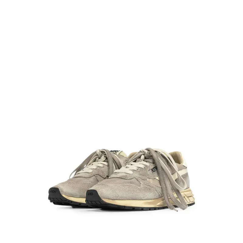 Autry Super Vintage Suede-panelled “Grey” (WVLW YG03)