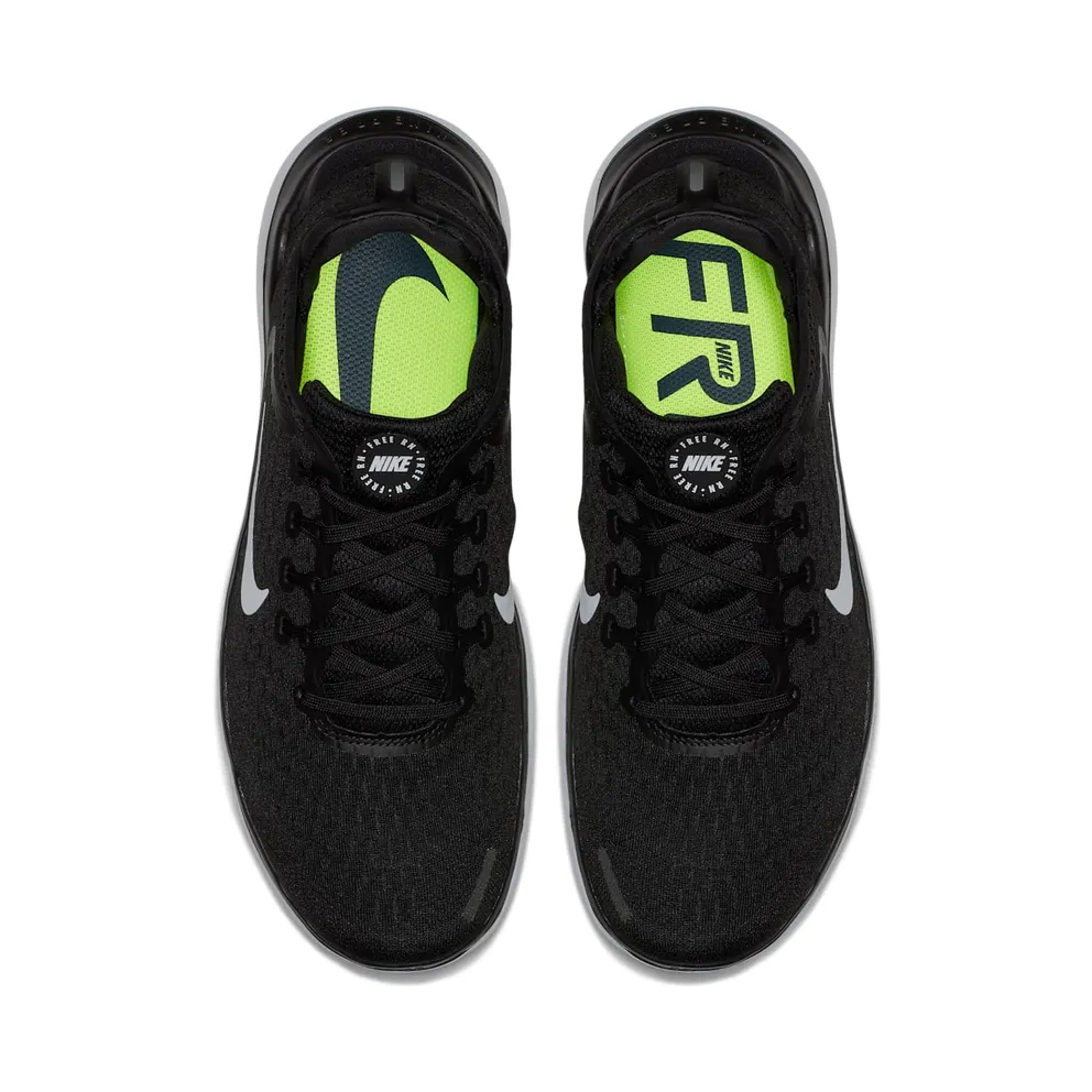 Nike Free RN 2018 Black White Black/White (942836-001)