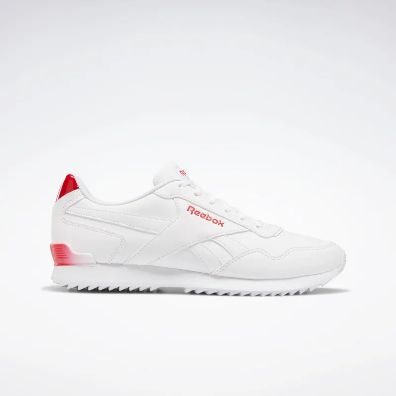 Reebok Royal Glide Ripple Clip Schoenen White / White / Vector Red