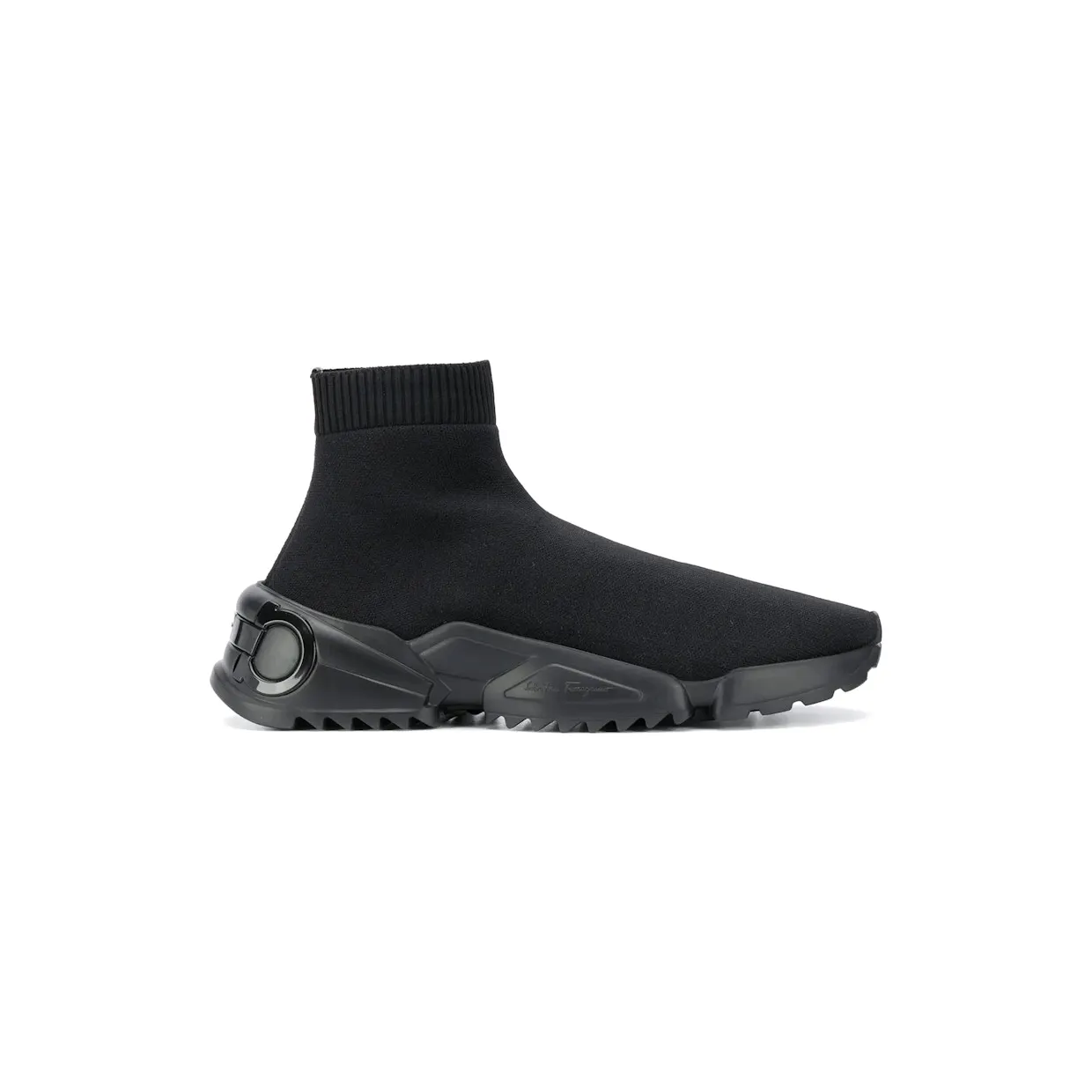 Ferragamo Stretch-Knit Sneakers Black (02C647737231)