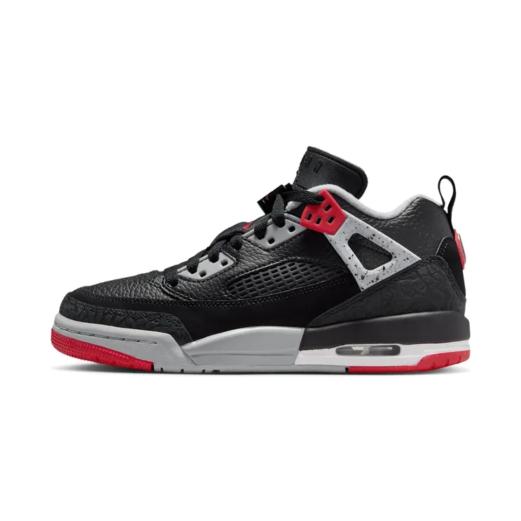 Jordan Spizike Low GS Black Cement “Black / Wolf Grey / White / Gym Red” (FQ3950-009)