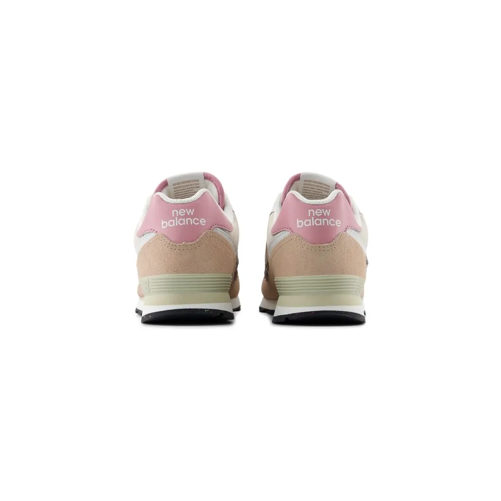 New Balance 574 LACE “Flat Taupe / Pink Taffy” (GC574QTC)