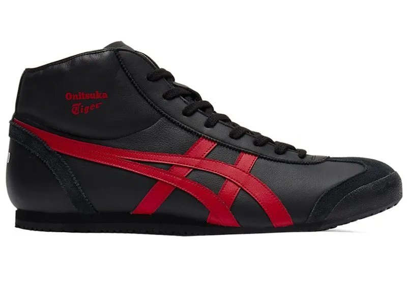 Onitsuka Tiger Mexico Mid Runner Black Classic Red (1183B577-001)